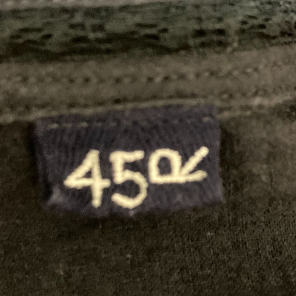 良品 45R フォーティファイブアール カディレースの四角ブラウス