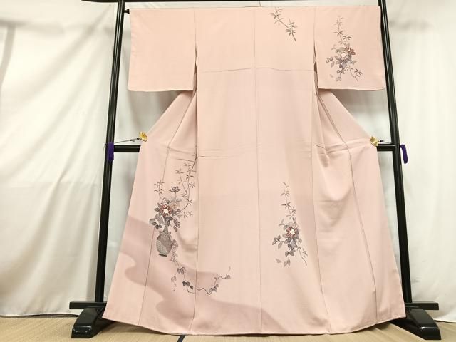 平和屋着物□訪問着 飾花文 暈し染め 正絹 逸品 AAAZ7859fw 平和