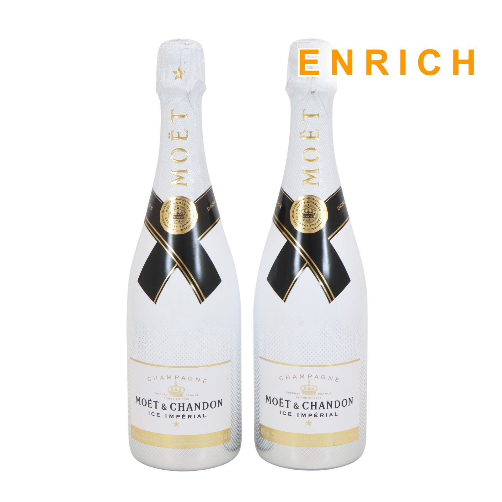 Moet & Chandon Ice Imperial モエエシャンドン アイス アンペリアル シャンパン 2本セット 未開栓 750ml 12.5％ / 8716