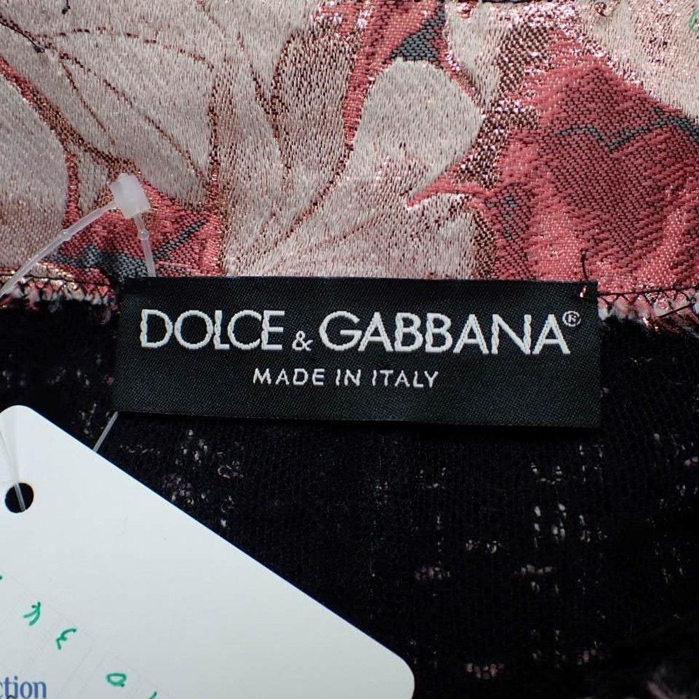 ドルチェアンドガッバーナ D&G ツイード ジャケット ロング コート 花  