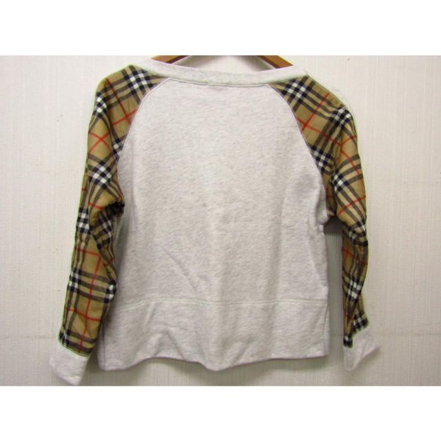 BURBERRY London England JARRAD スウェット M $510 NWT BURBERRY JARRAD WHITE COTTON ICON STRIPE COLLAR