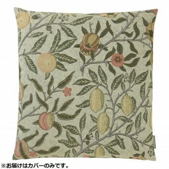 川島織物セルコン Morris Design Studio フルーツ 座布団カバー 55×59cm LL1729　G グリーン