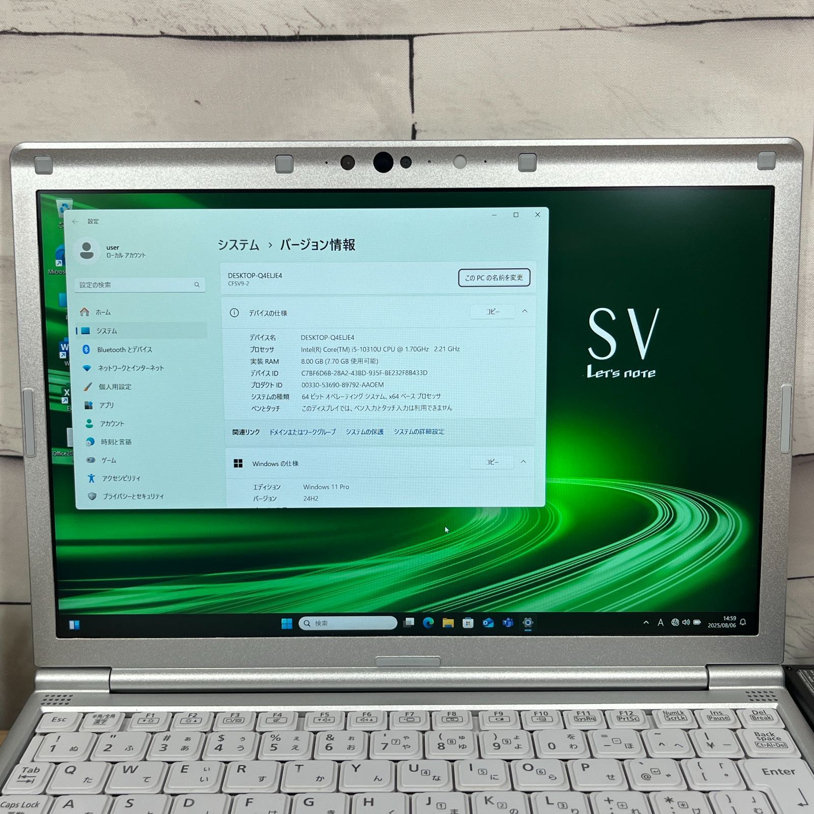 16GB・LTE CF-LV9 レッツノート 第10世代 Office2024 16GB・LTE レッツノート CF-LV9 第10世代 Office2024 - メルカリ