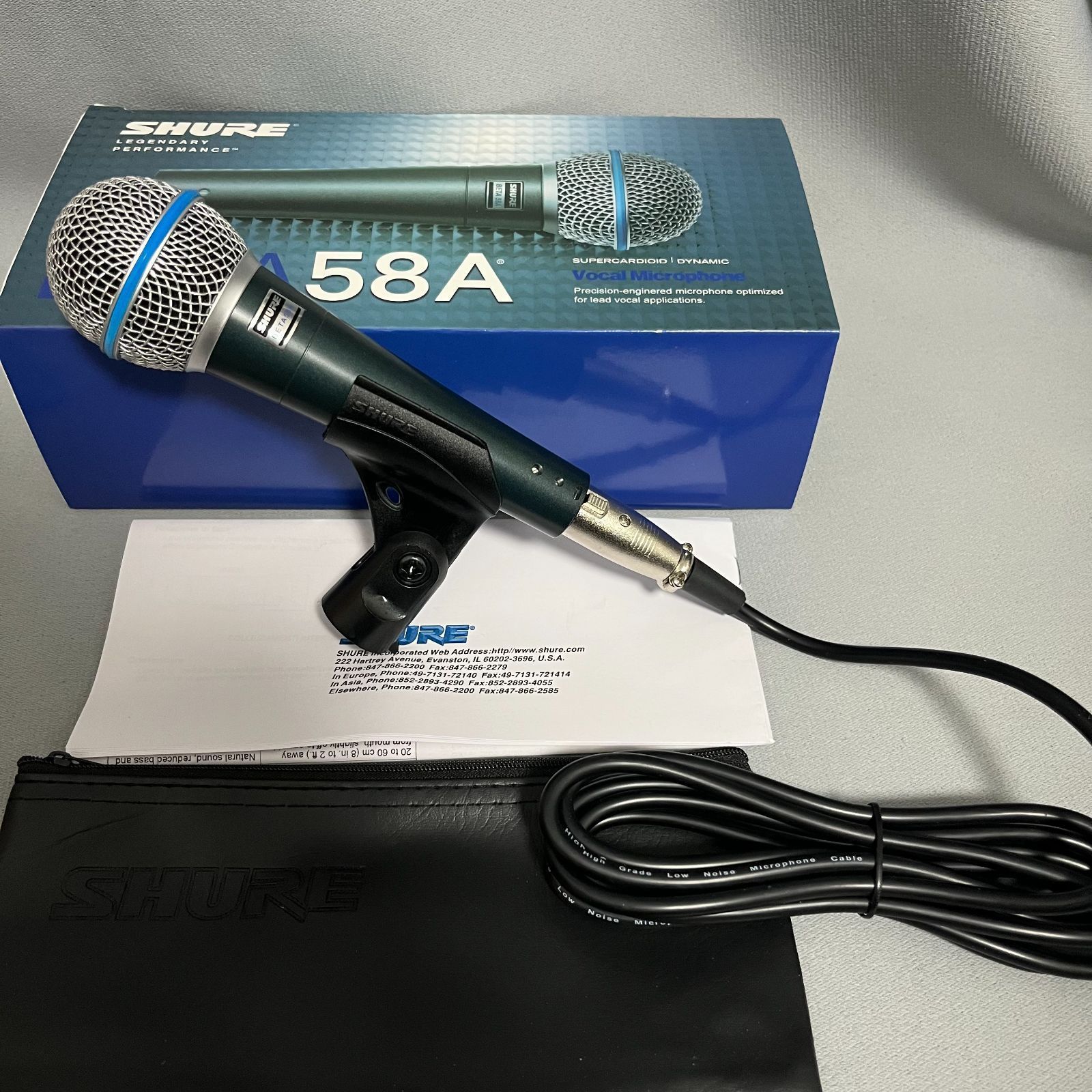 ダイナミックマイク SHURE