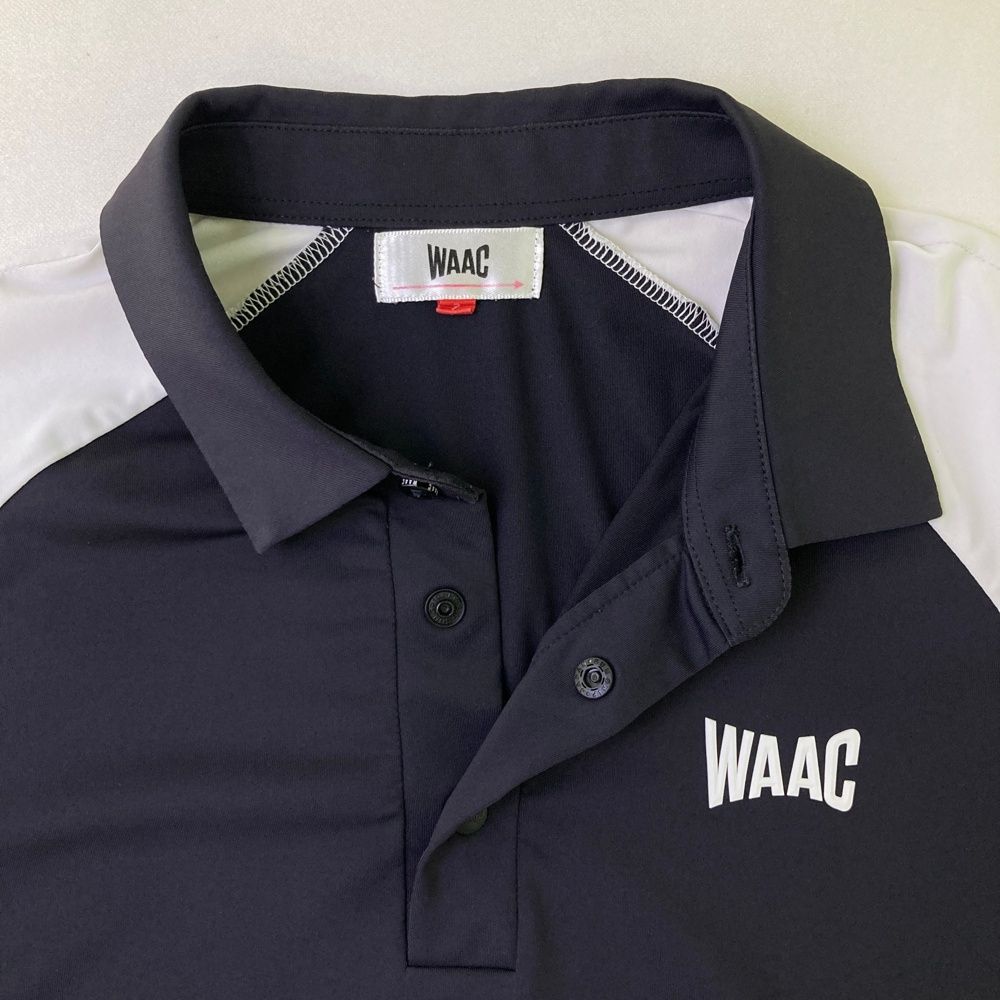 WAAC ゴルフ ポロシャツ サイズ2 サイズ：2 WAAC ワック 半袖ポロシャツ ブラック系