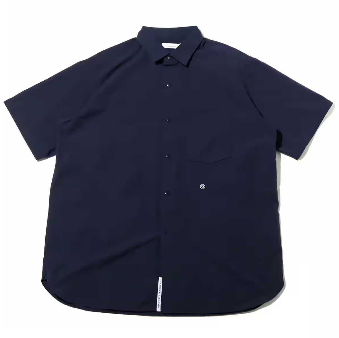 nanamica レギュラーカラーシャツ 半袖 nanamica(ナナミカ) 半袖シャツ Regular Collar Wind S／S Shirt