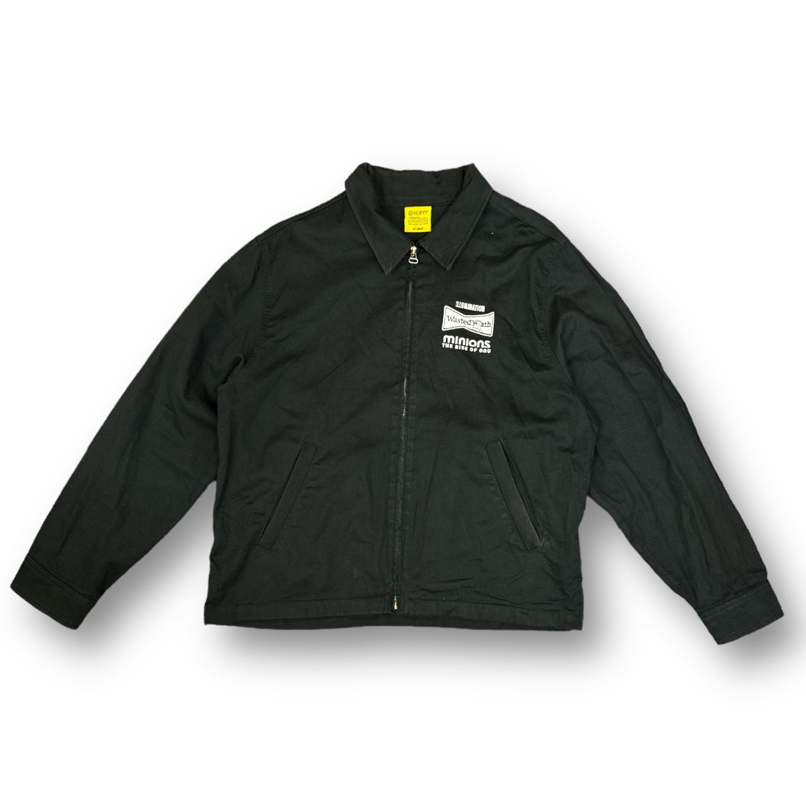 wasted youth minionコラボ　ジャケットMサイズ WASTED YOUTH 22ss minions jacket コラボ ワークジャケット