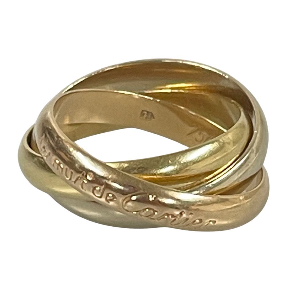 カルティエ トリニティ リング #55 MM クラシック【22750】 CARTIER カルティエ 750 トリニティ リング クラシック サイズ55