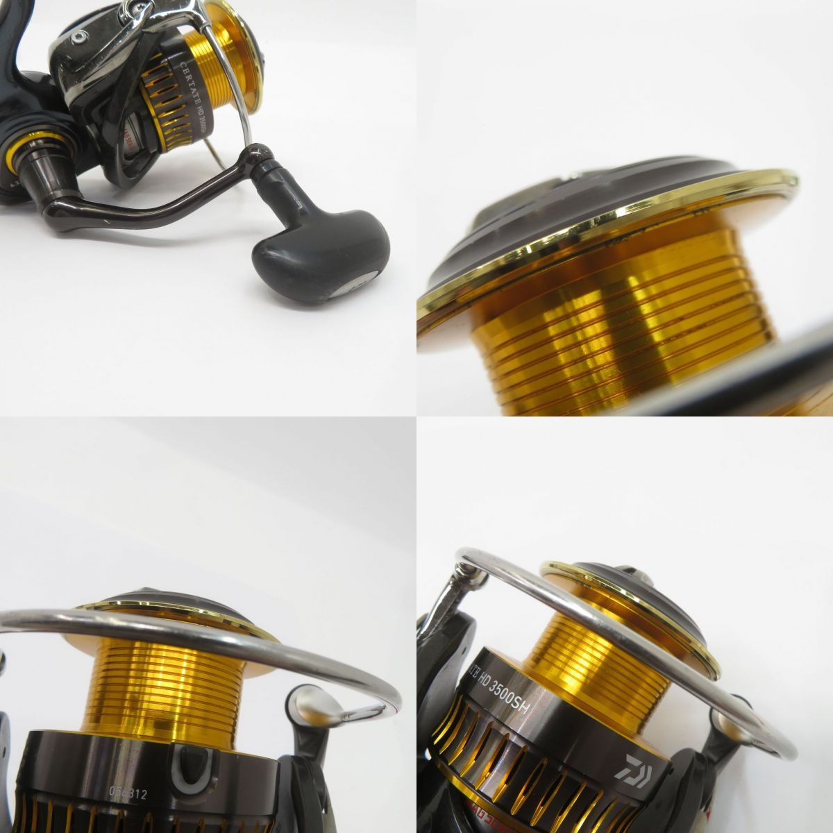 CERTATE HD 3500SH スピニングリール Daiwa 16 Certate HD 3500SH Spinning Reel 6.2:1 106cm Very