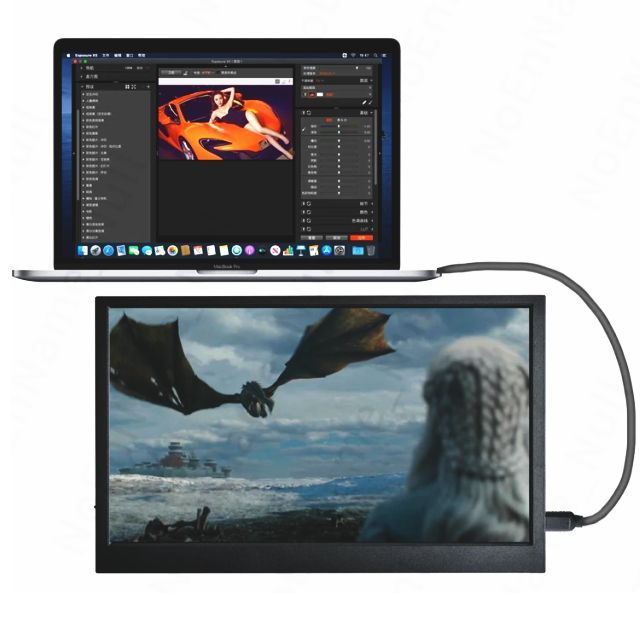 11.6インチLEDモニター HDMI外付けモニター USBC増設モニター