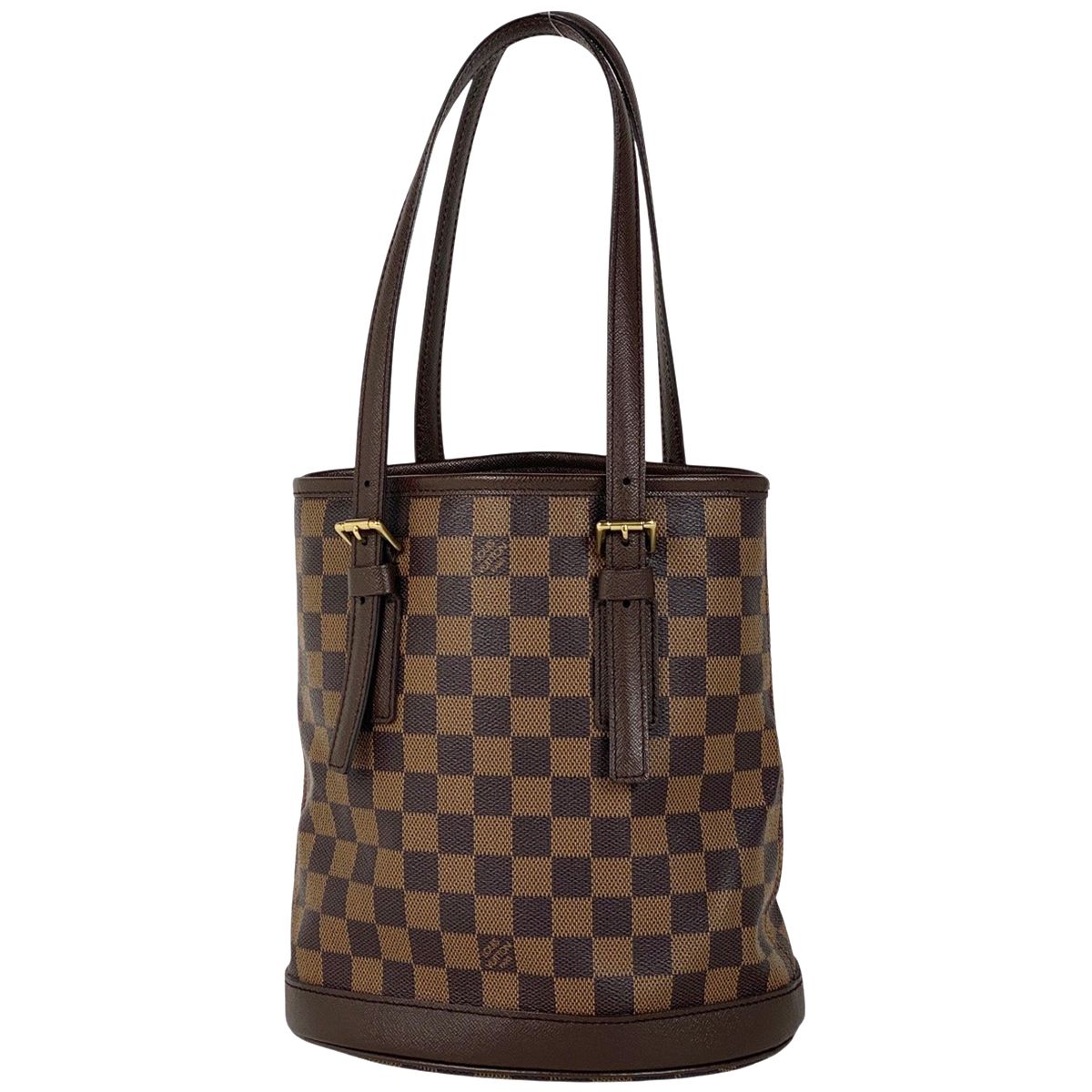 ルイ ヴィトン Louis Vuitton マレ ハンドバッグ バケット ショルダー トートバッグ ダミエ ブラウン N42240 レディース