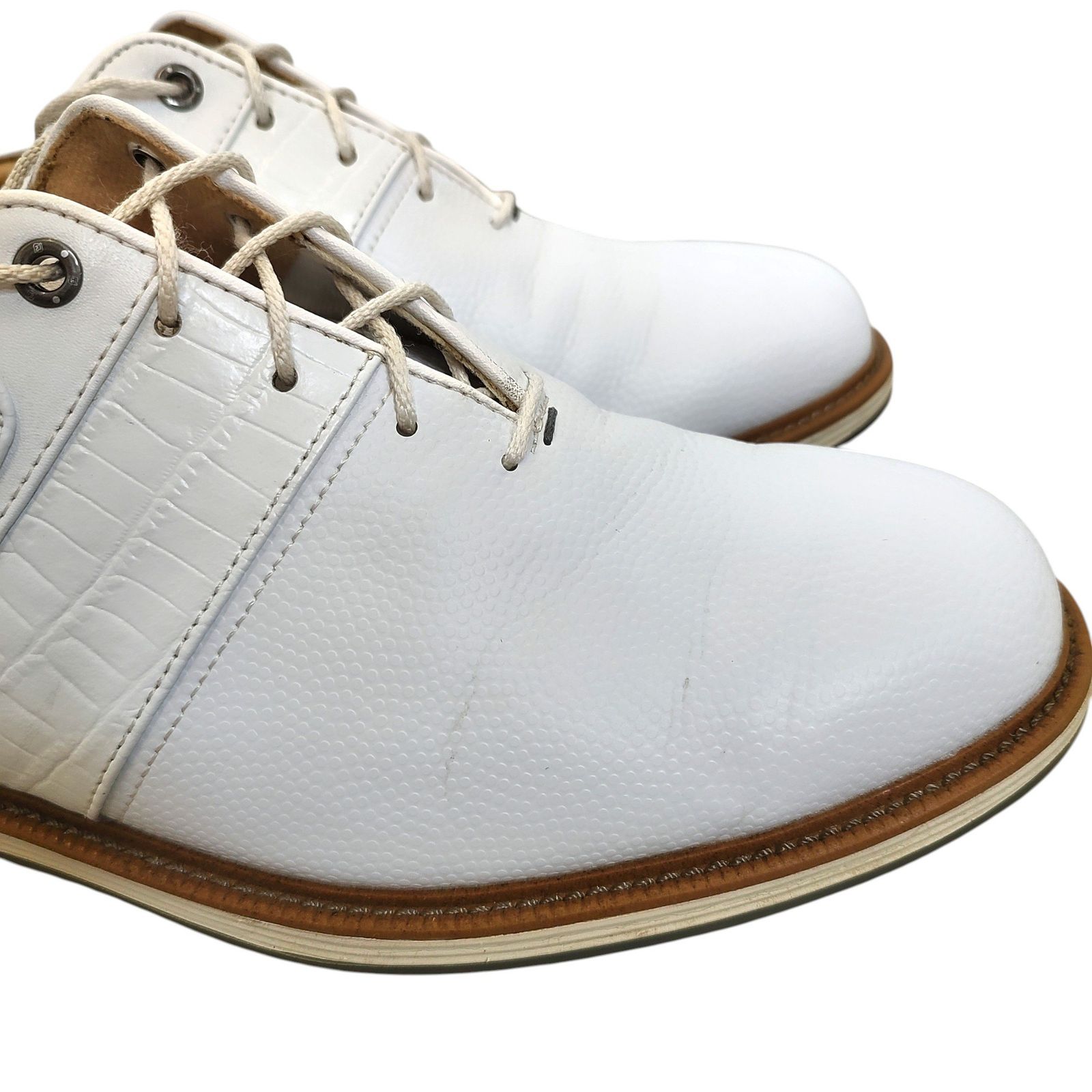 フットジョイDryjoys Premier ホワイト ゴルフシューズ FootJoy フットジョイ ゴルフシューズ MEN'S ドライジョイズ