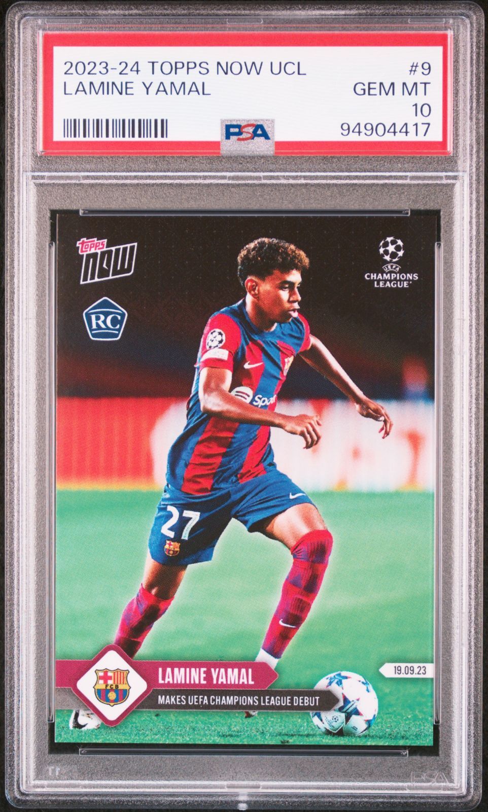 ラミン・ヤマル(Lamine Yamal) ルーキーカード PSA 10 - メルカリ