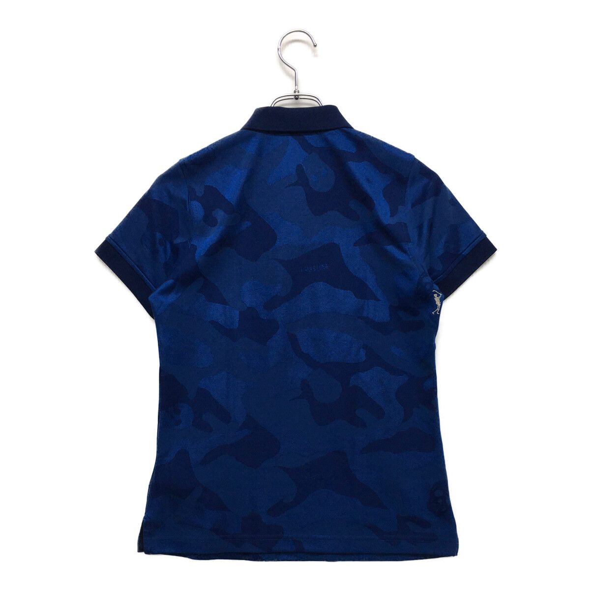 レディース マークアンドロナ MARK&LONA 半袖ポロシャツ 38(M) 紺×青系