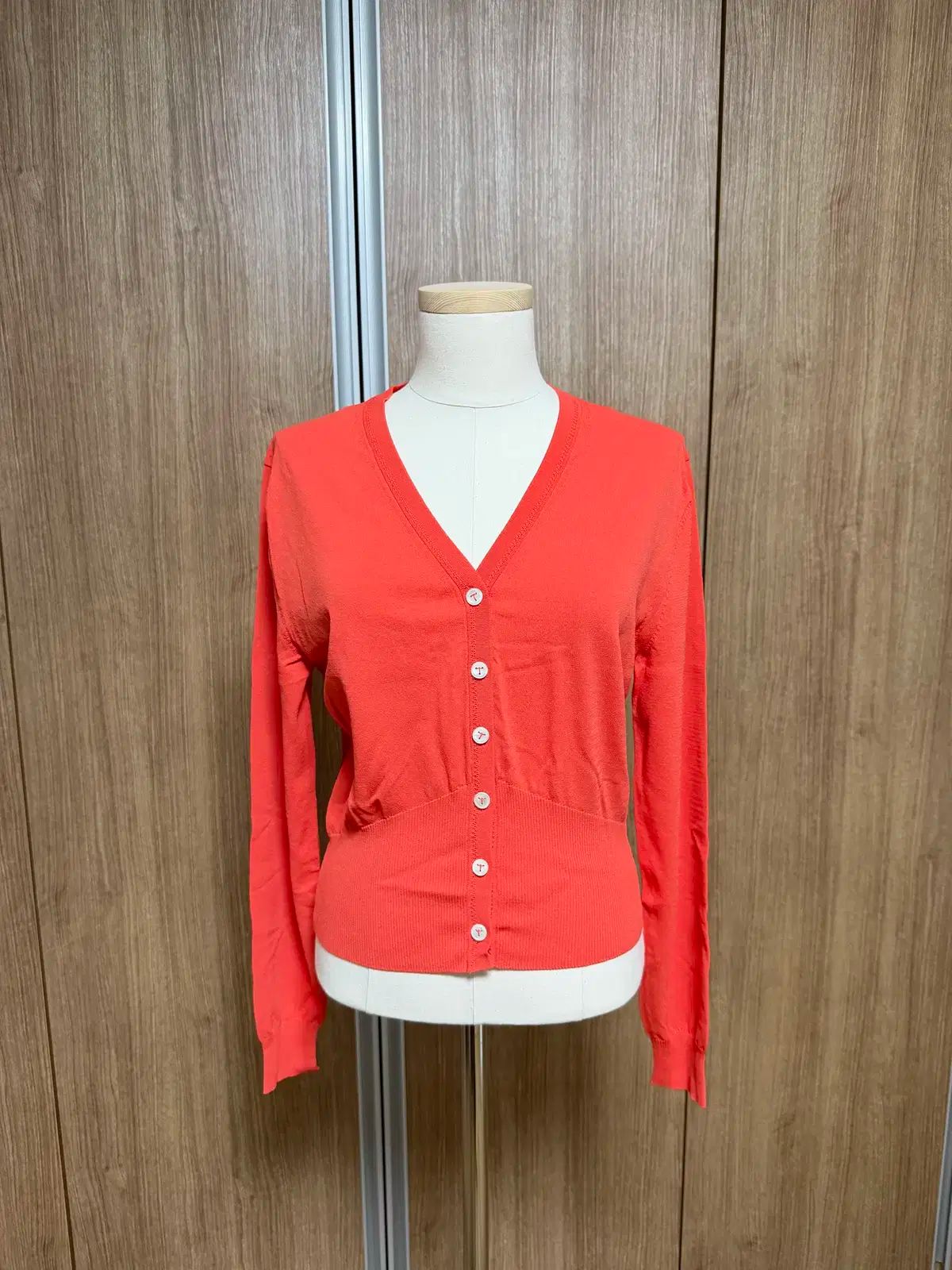 ハンサムタイム パリ リブド ウェスト クロップド カーディガン - ♥