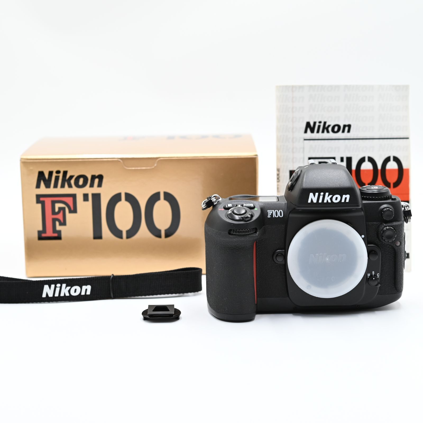 新品級】Nikon ニコン AF 一眼レフカメラ ボディ本体 F100 BLACK #589  