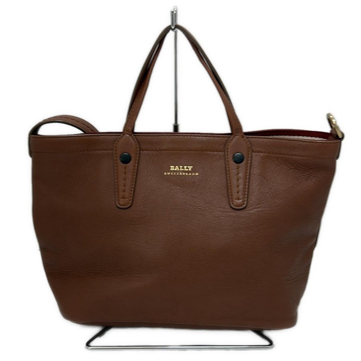美品】 BALLY レザー トートバッグ ビジネスバッグ ブラウン