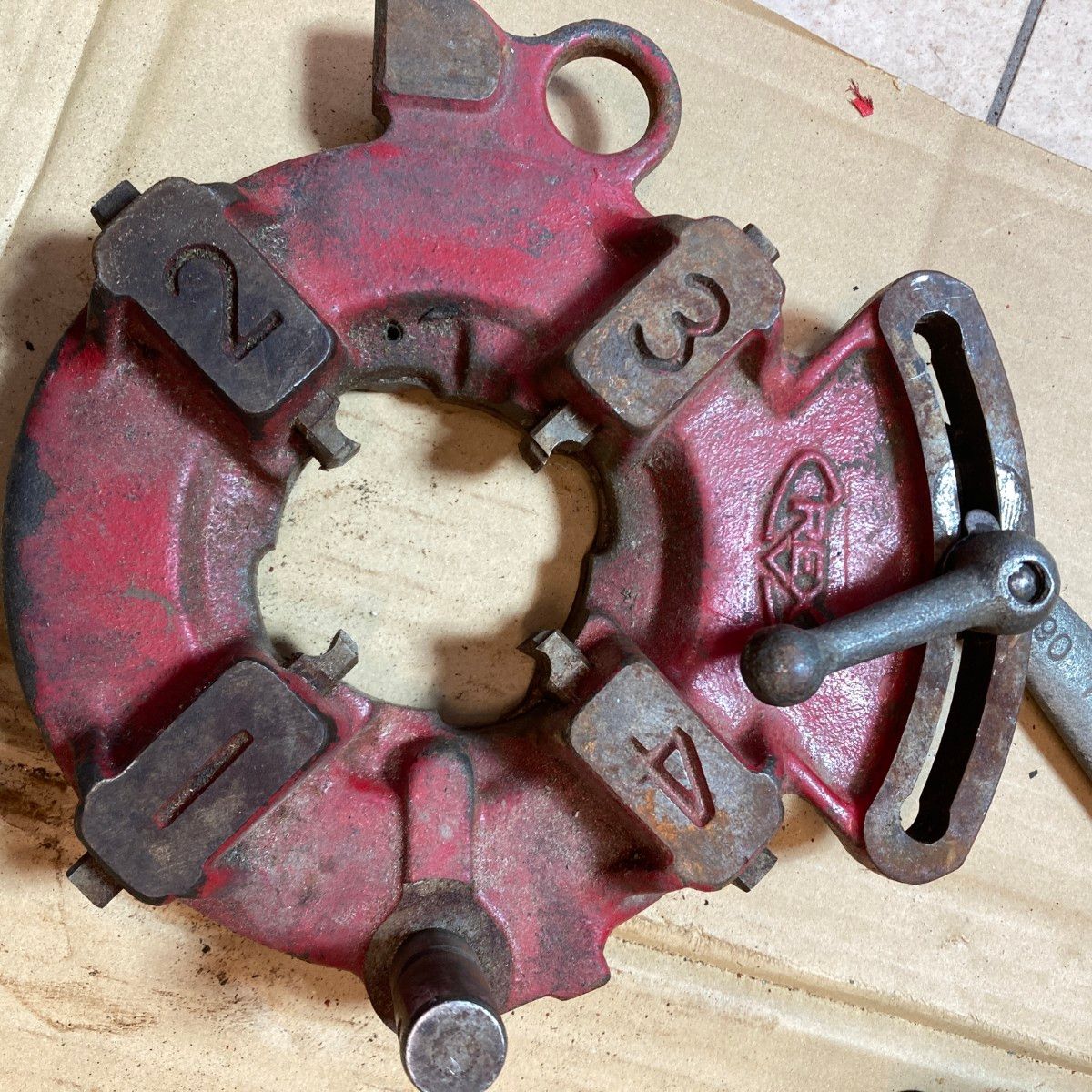 ＊＊REX レッキス 自動切上ダイヘッド 3台セット レッド HRDEVELOPMENT_JP