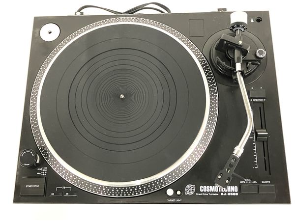 COSMOTECHNO DJ-3500 ダイレクトドライブターンテーブル レコードプレーヤー コスモテクノ