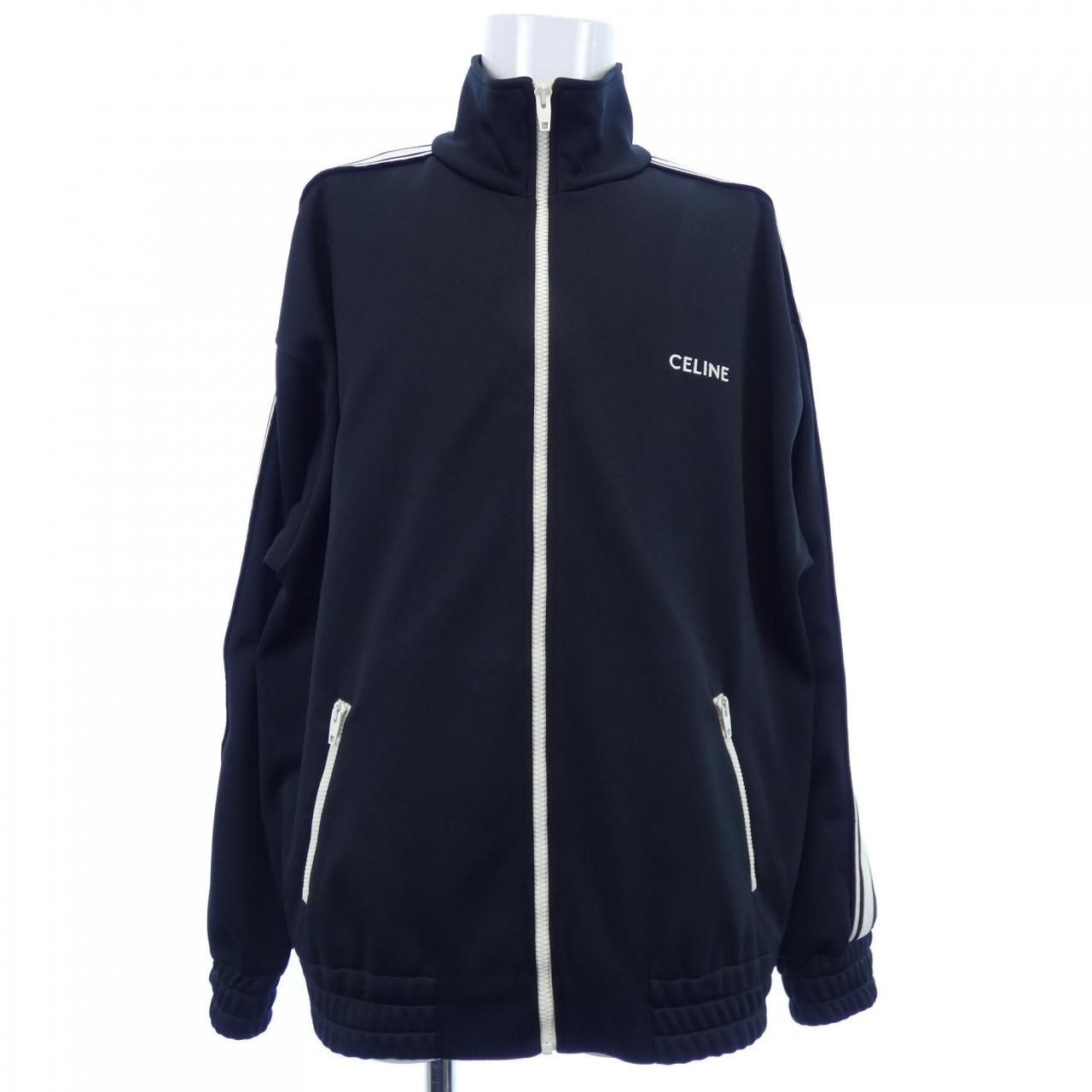 セリーヌ CELINE トラックスーツジャケット|ダブルフェイスジャージー 2Y490121O ブルゾン