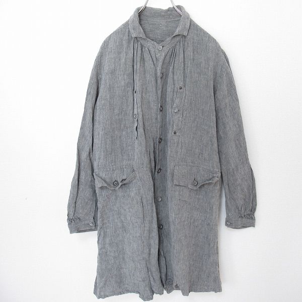 ROBES&CONFECTIONS ローブス&コンフェクションズ リネン ロングシャツ 