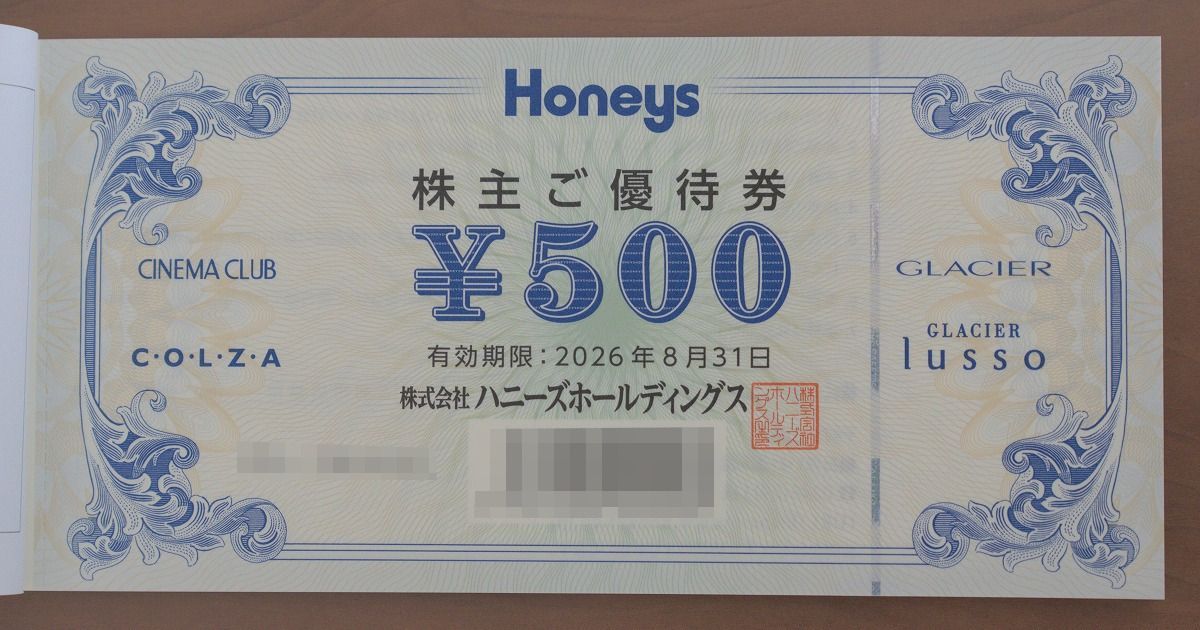 優待券/割引券 ハニーズ 株主優待券 20000円分 Honeys