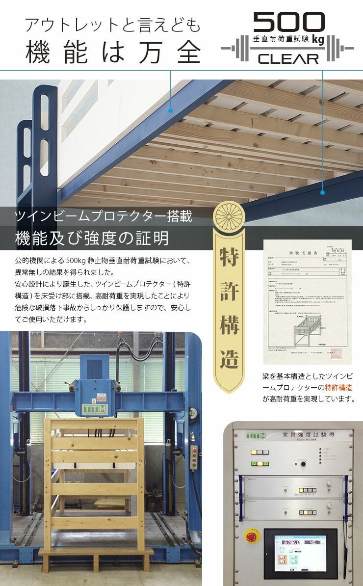 ロフトベッド イーニー【定価47,980円】訳あり１点限り☆九州～東北