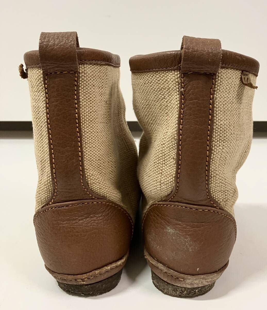 KOOS クース ショートブーツ サイズ36 23cm相当 切替 ブラウン