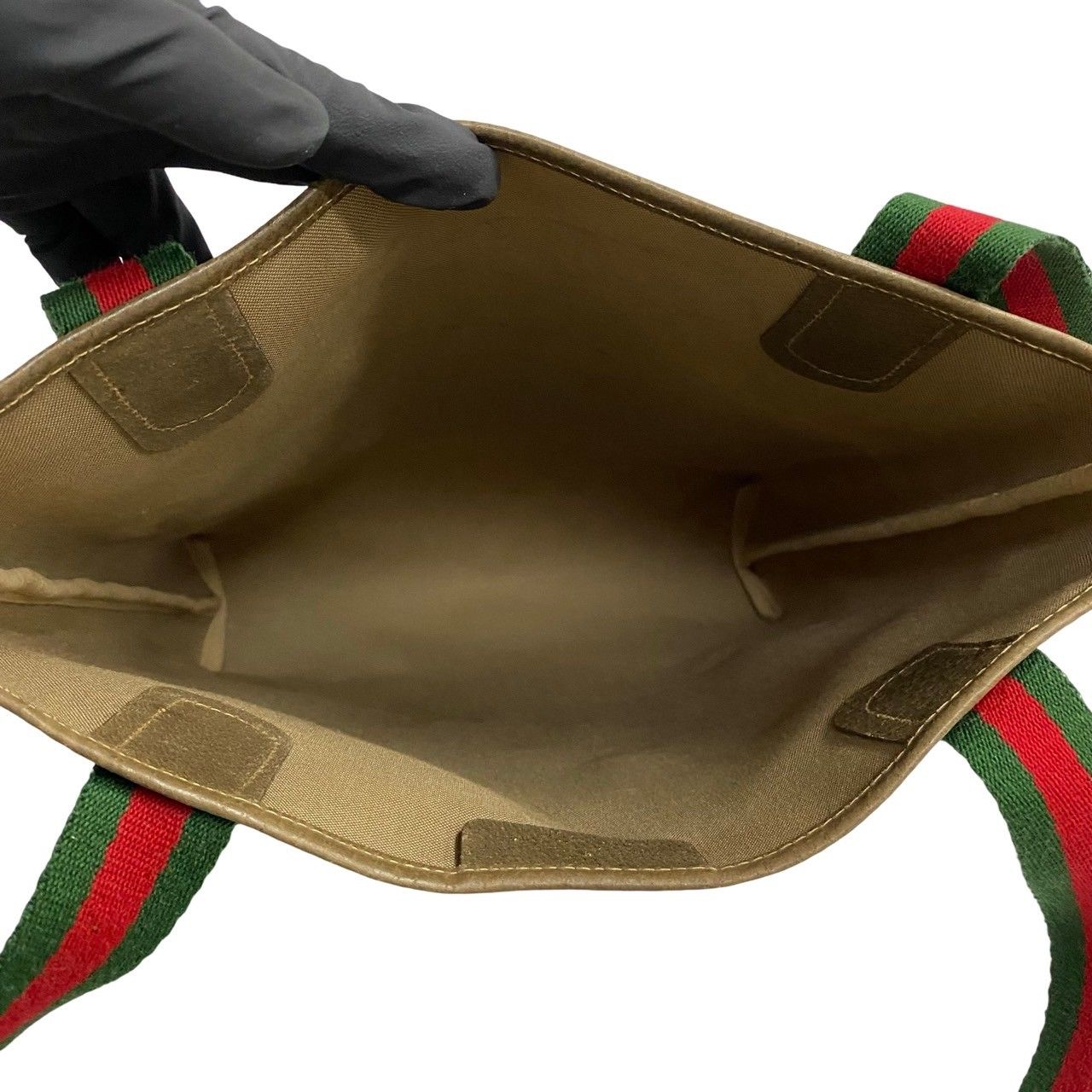 極 美品 GUCCI グッチ オールドグッチ ヴィンテージ シェリーライン GG