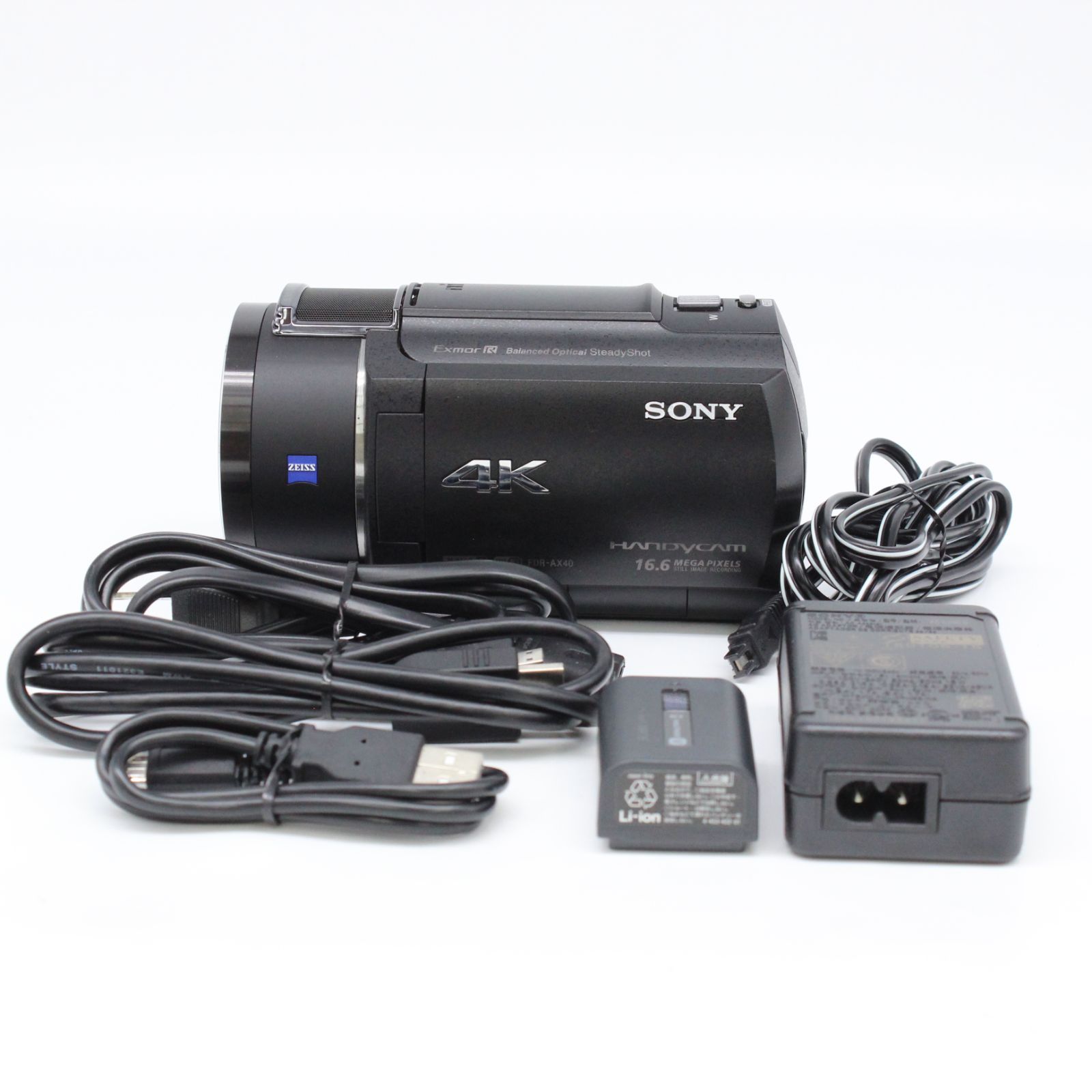 SONY FDR-AX45 おまけ sandisk512GB ≪極上品≫ SONY FDR-AX40 ボディ ブラック #20250708-2181