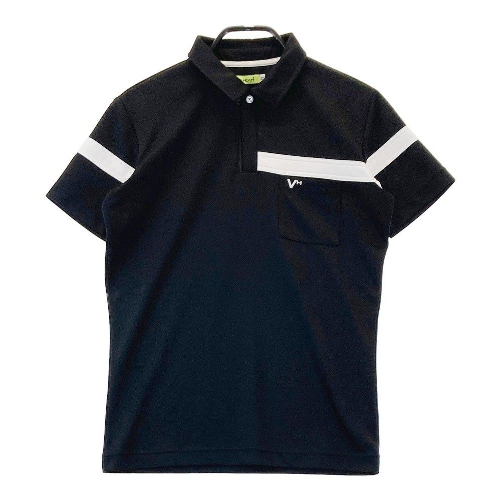 RE ARRIVAL/再入荷 HEART VIVA サイズ：48 ビバハート 半袖ポロシャツ ハーフジップ メンズウェア