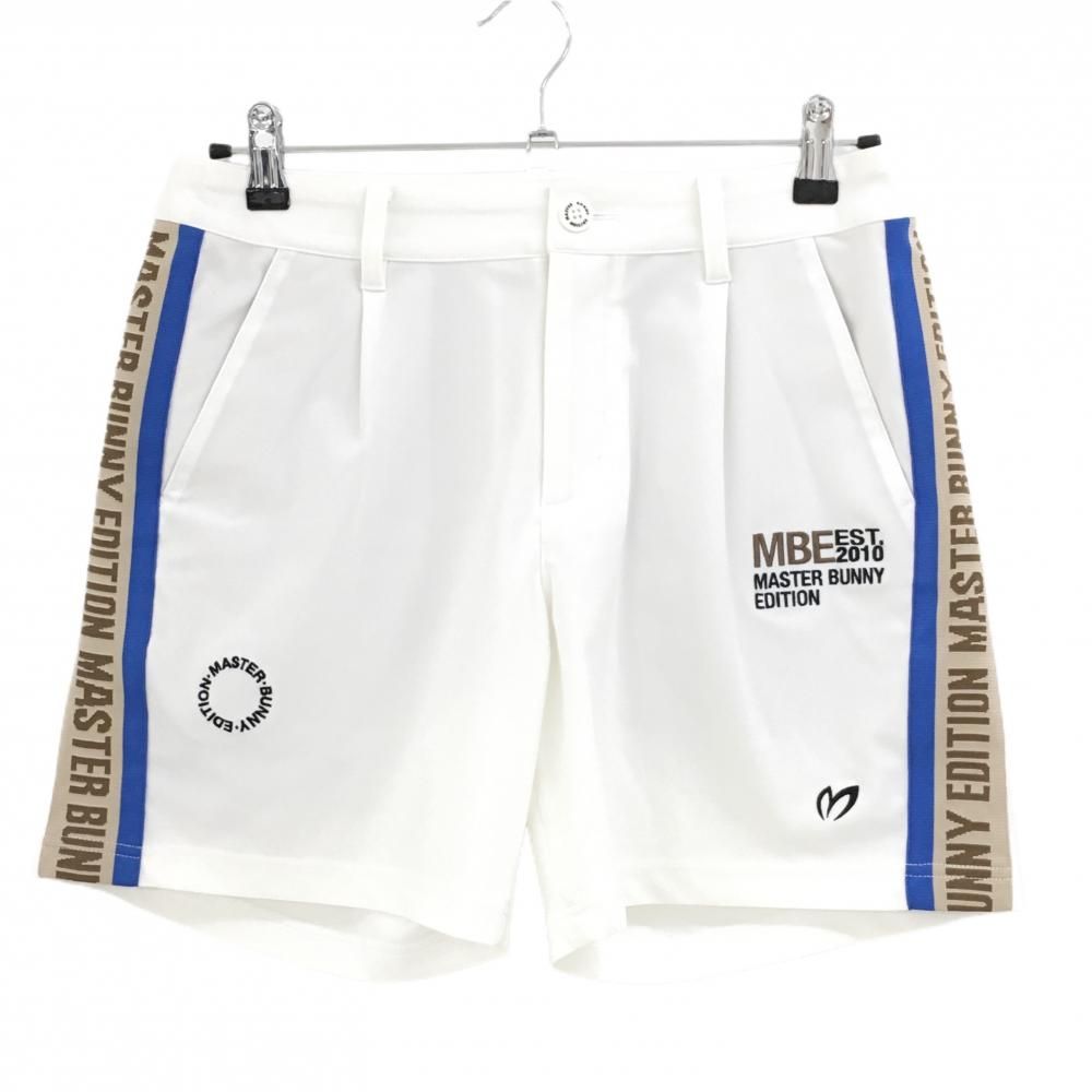 超美品】マスターバニー ショートパンツ 白×ブラウン レディース 2(L