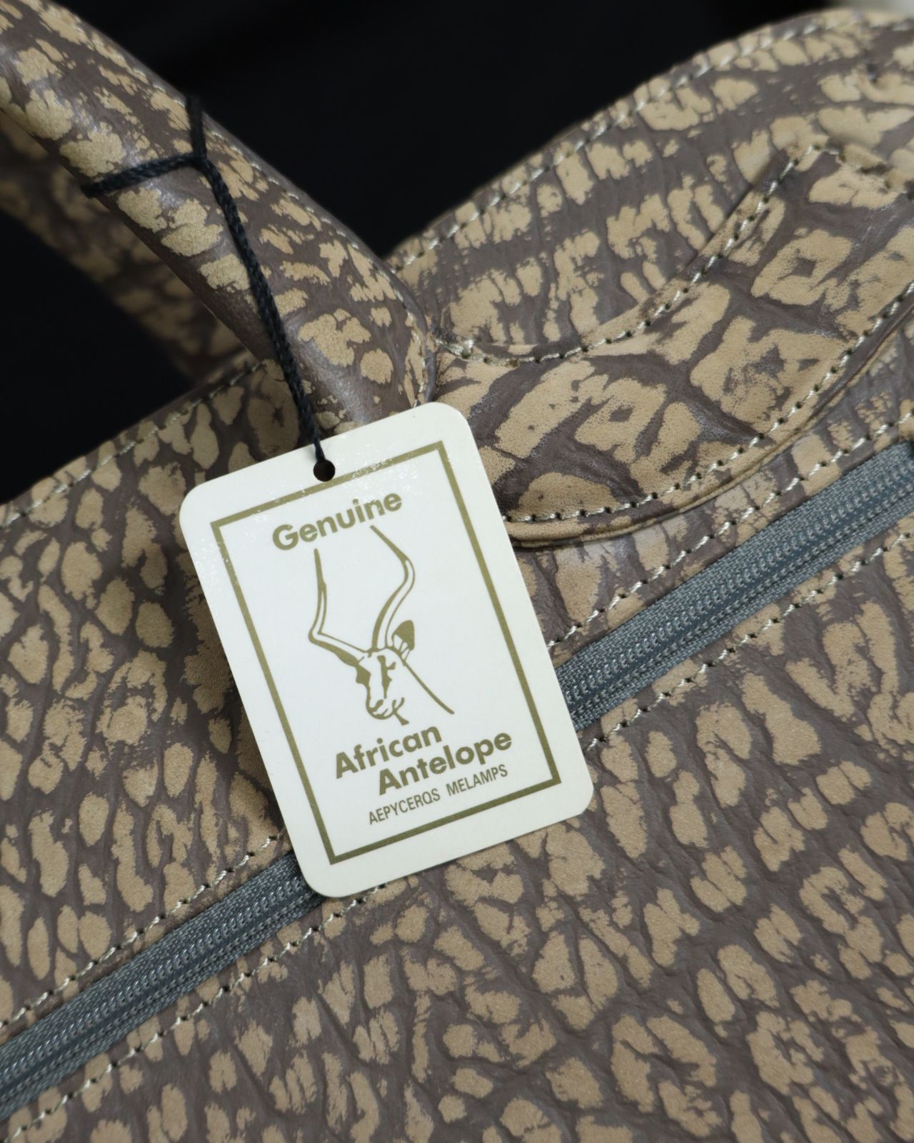 antelope leather handbag, 1980s- deadstock 80年代 デッドストック  