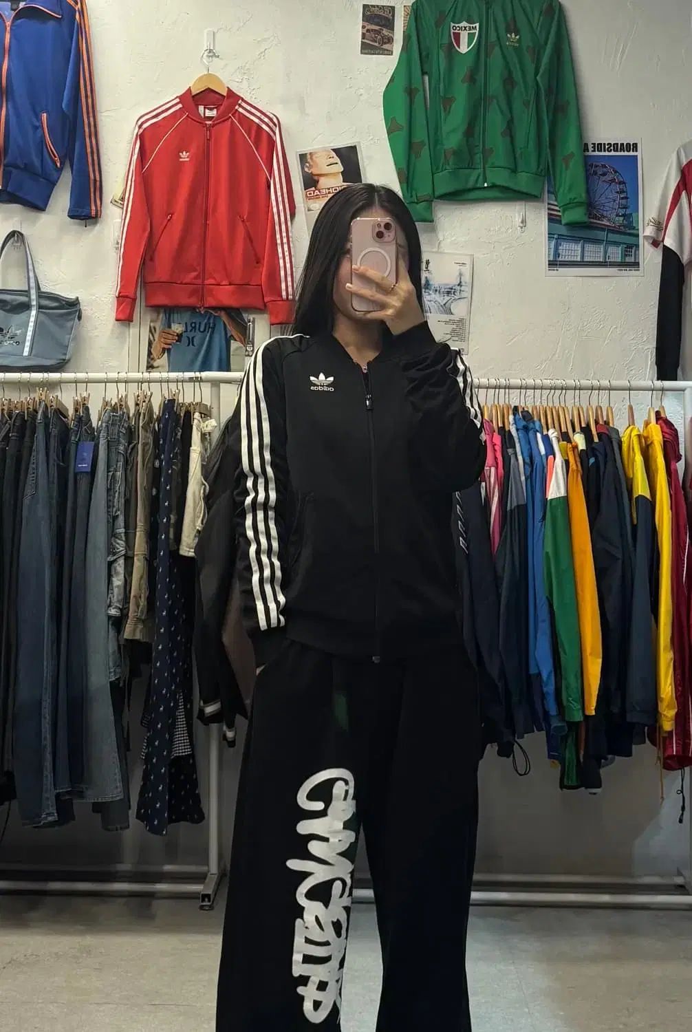 アディダス ファイヤーバード SuperStar トラックジャージ