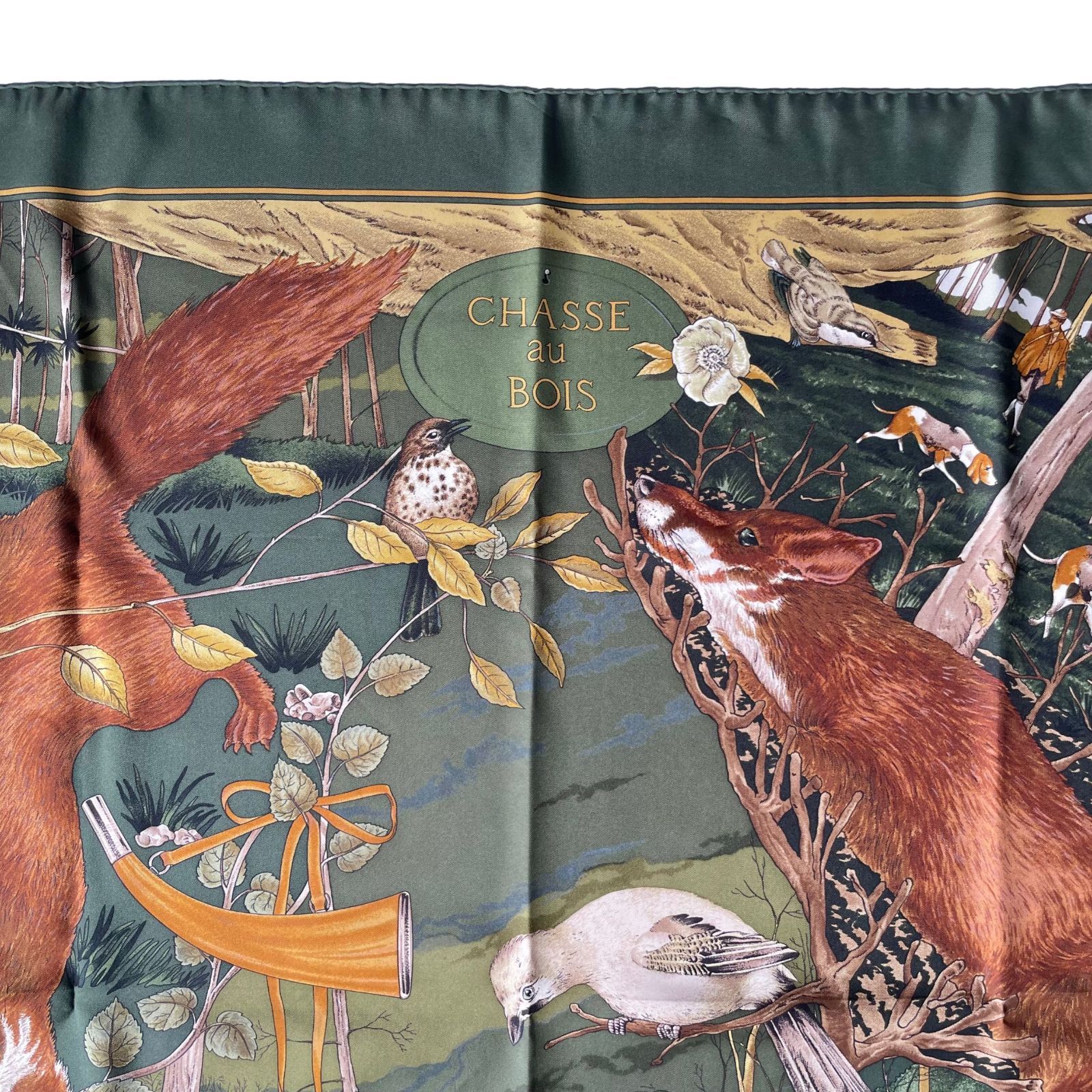 新品同様/極美品】HERMES エルメス カレ90 森の狩猟 タグ付き