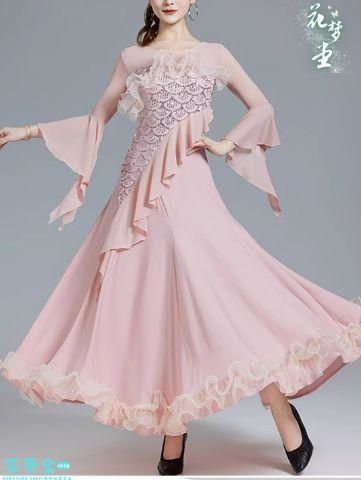 職人の 25年 ♥社交ダンスドレス セール ラテンドレス 競技 フ 袖 オーダーメイド 撮影会 舞台 イベント 原野空間-109 タイムセールも有。