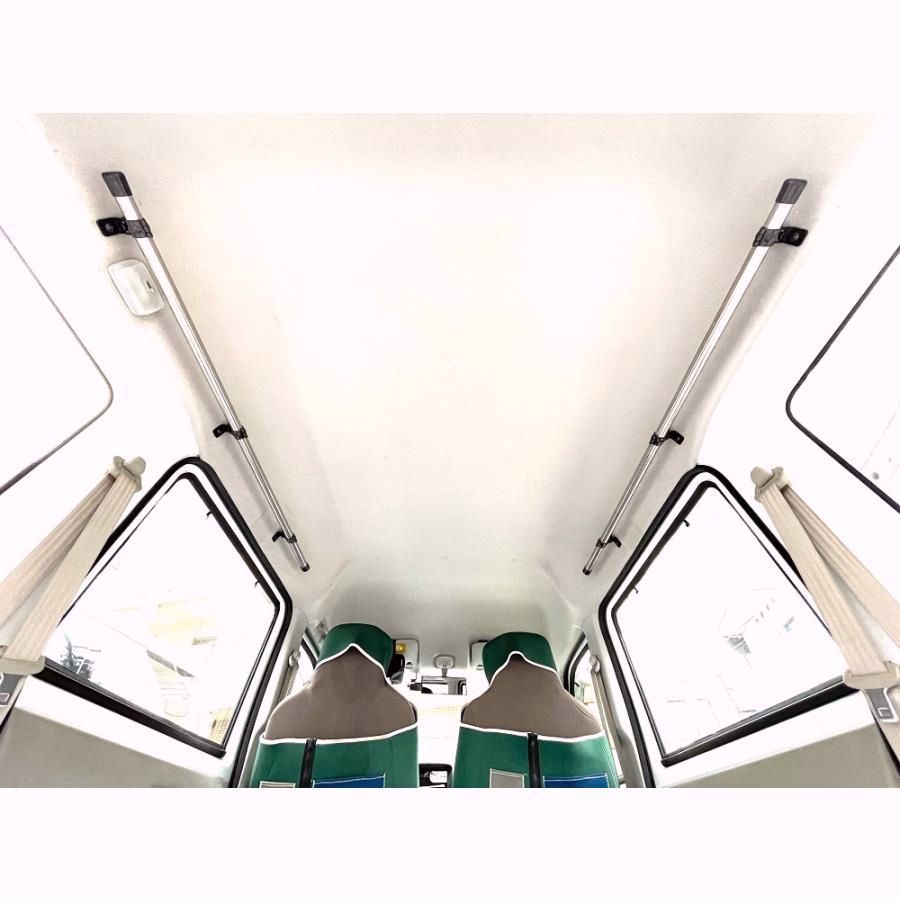 送料無料 NAMINORIKOZOU エブリイ DA17W DA17V サイドバー左右2本セット スクラムワゴン NV100 クリッパー サーフボード スノーボード 脚立 中積み 車室内 キャリア