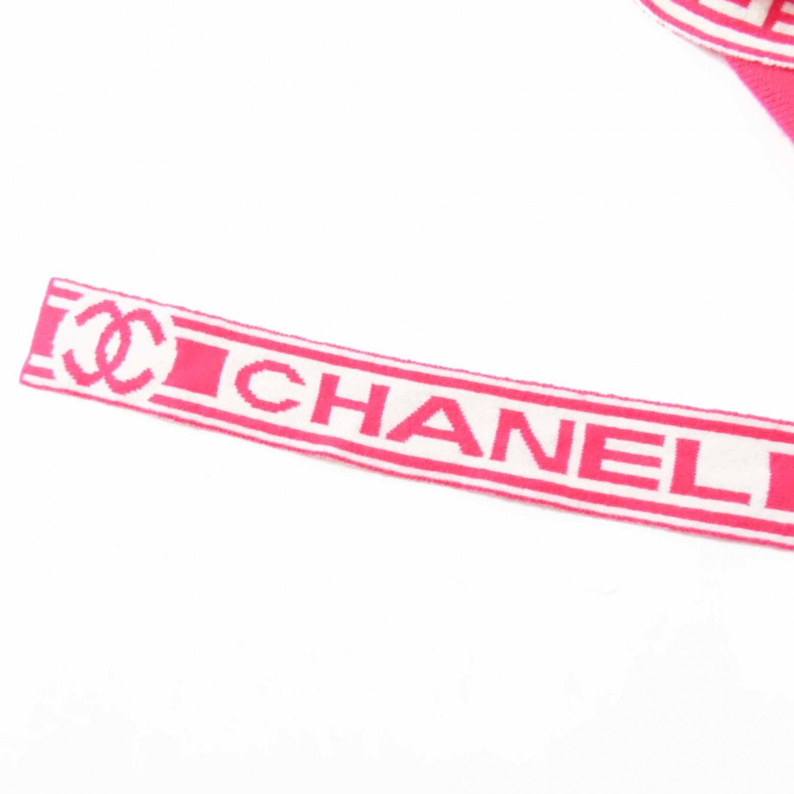 極美品◎CHANEL シャネル P60724 カシミヤ100％ ココマーク・ロゴ
