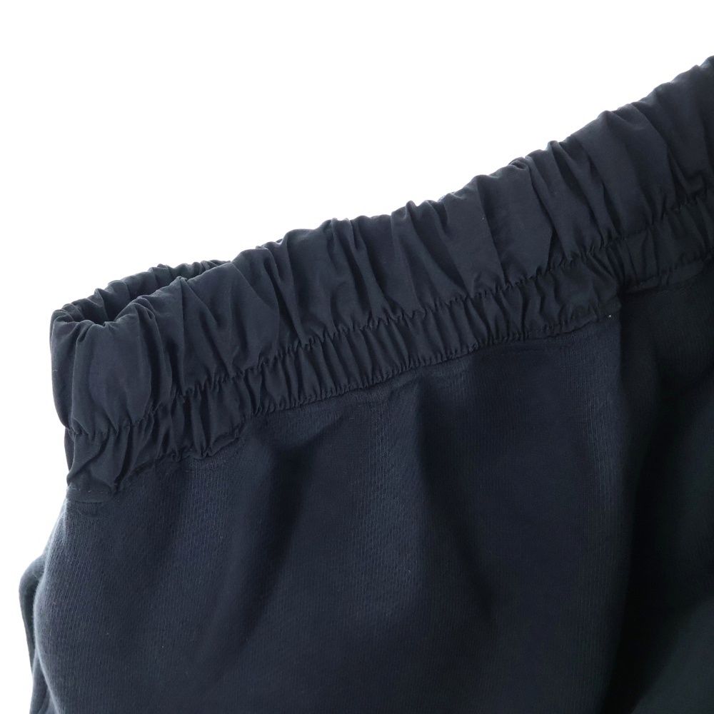  ASKYURSELF アスクユアセルフ CROSS RAW FLEECE SHORTS フロントロゴ フリースショーツ ハーフパンツ ブラック ショートパンツ ハーフパンツ パンツ