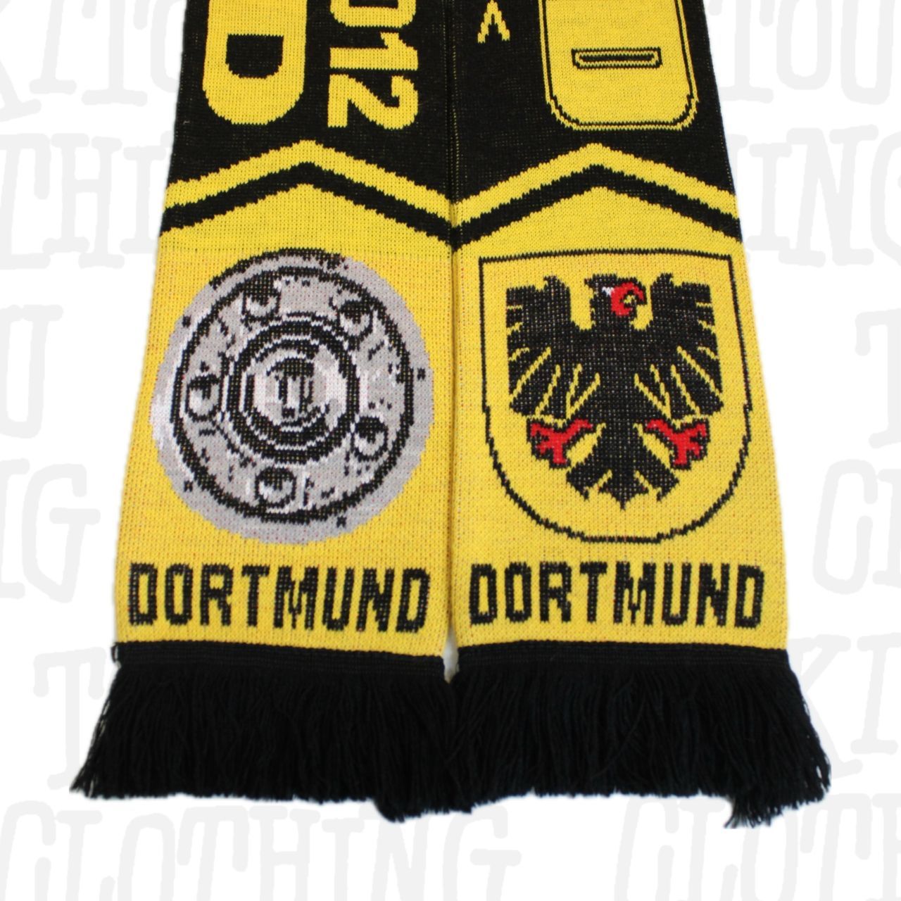 ドルトムント　マフラー　サッカー　ブンデスリーガ　レア Borussia Dortmund / Soccer Muffler / ボルシア ドルトムント