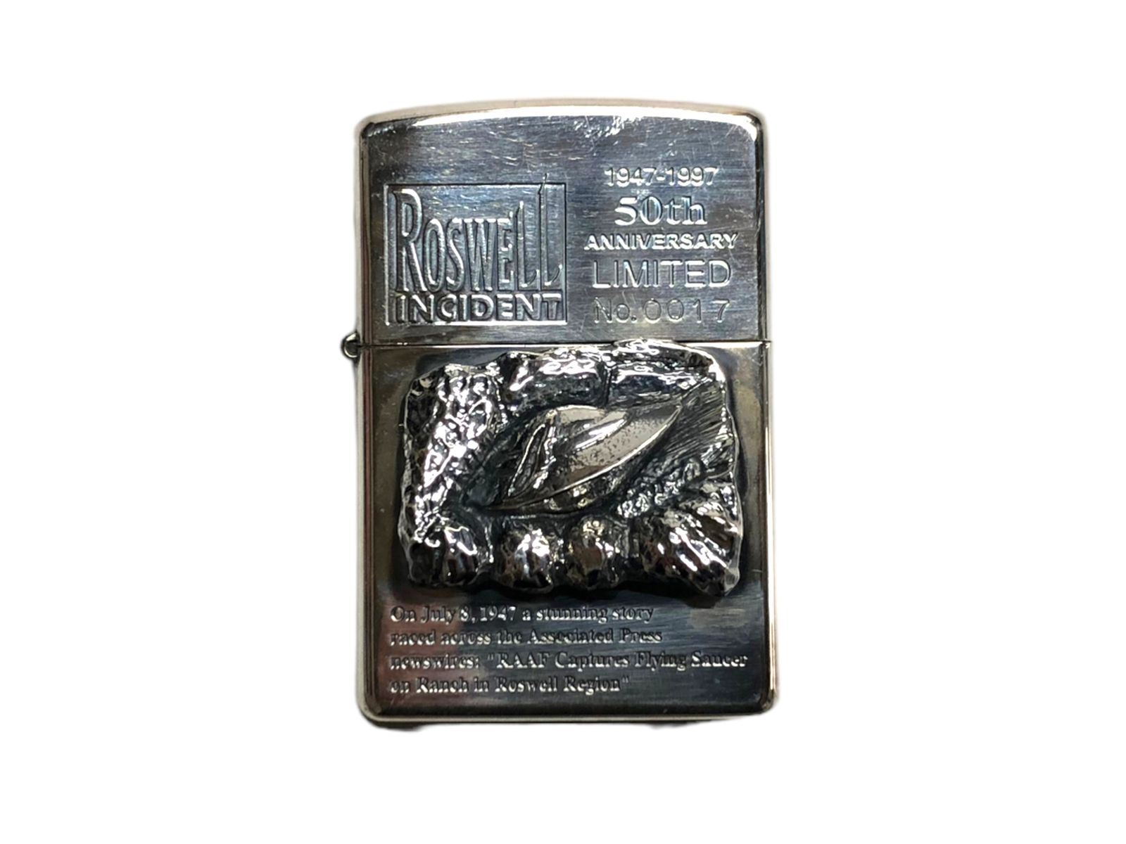 zippo (ジッポー) Roswell incident 50th ANNIVERSARY 1997年製