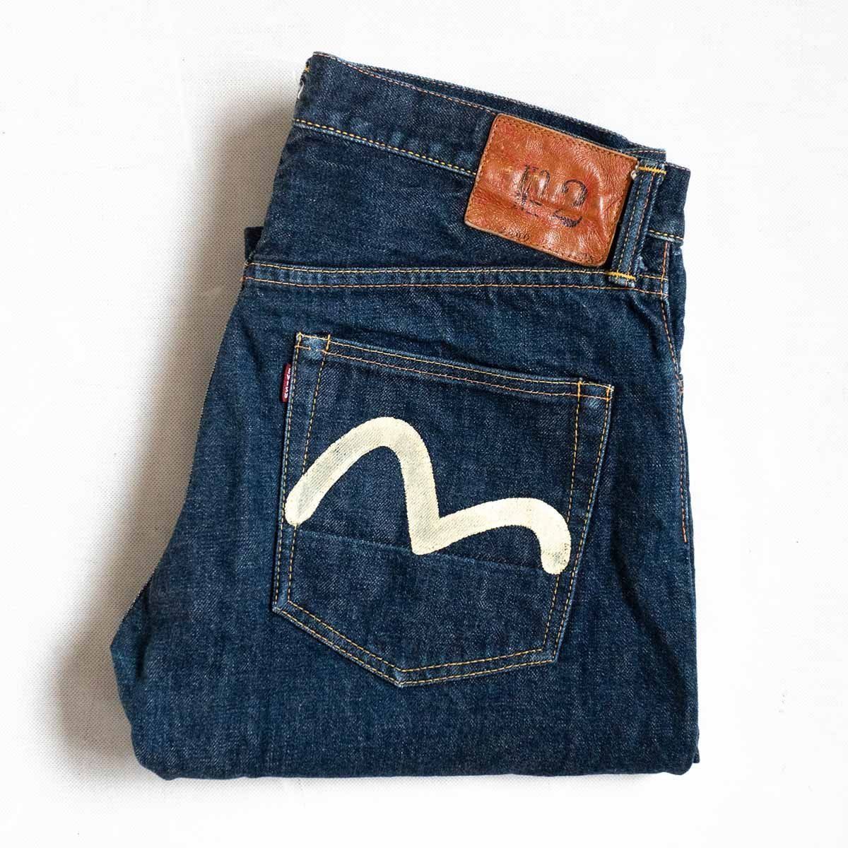 美品/濃紺】EVISU 【LOT.2000 デニムパンツ】32×35 エビス