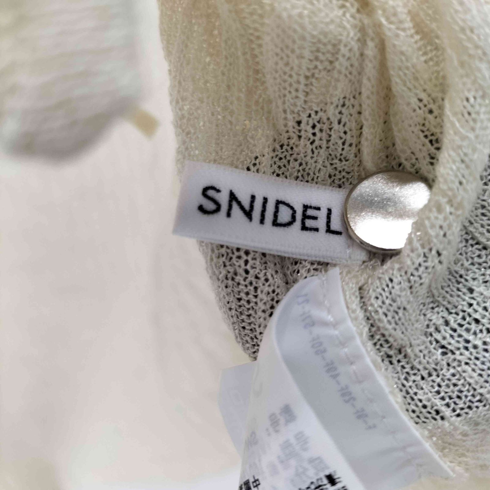 snidel(スナイデル) 2024AW シアーボレロカーディガン レディース ONE SIZE  中古 古着 0712 スナイデル snidel 2024AW シアーボレロカーディガン レディース