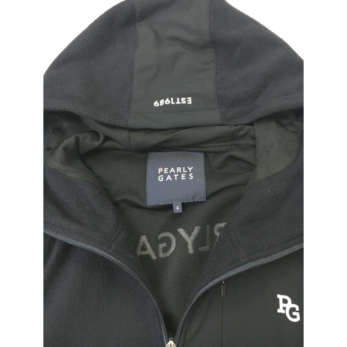 中古 メンズ パーリーゲイツ PEARLY GATES ブルゾン 4(M) 紺 ネイビー