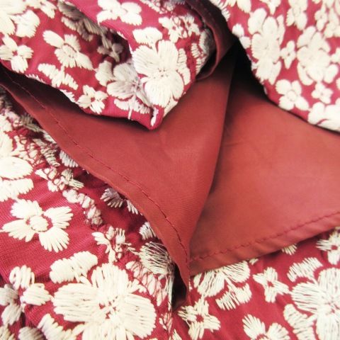 トッカ TOCCA 刺繍ワンピース ひざ丈 半袖 フレンチスリーブ