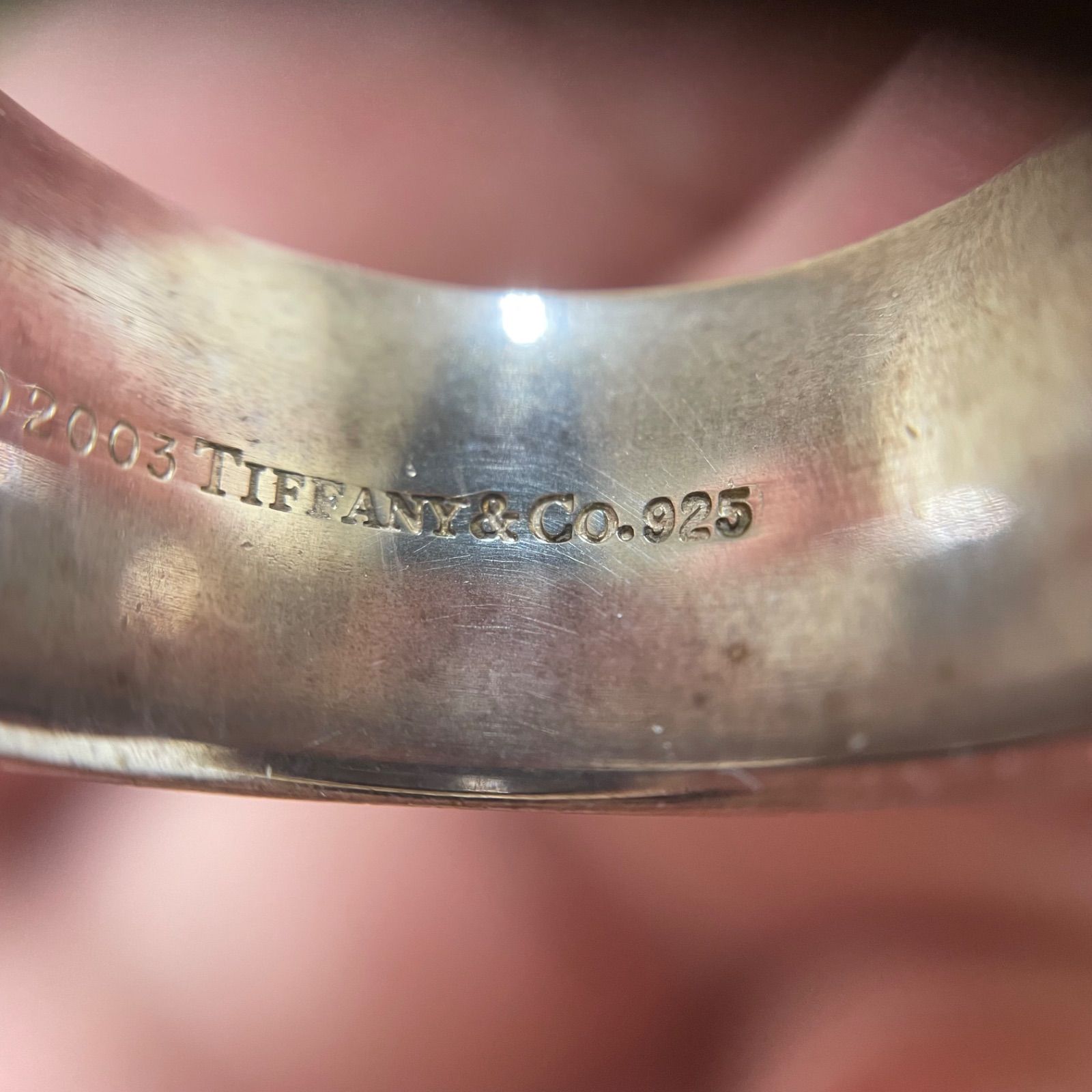 箱付き✨ティファニー TIFFANY & CO. アトラス ワイド リング 指輪 9号✨箱袋付✨ティファニーTIFFANY & Co. アトラスワイドリング