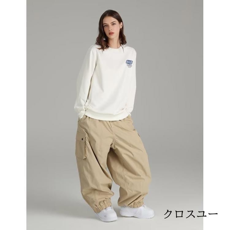 ワイドパンツ メンズ パンツ レディース スキーパンツ 大きい
