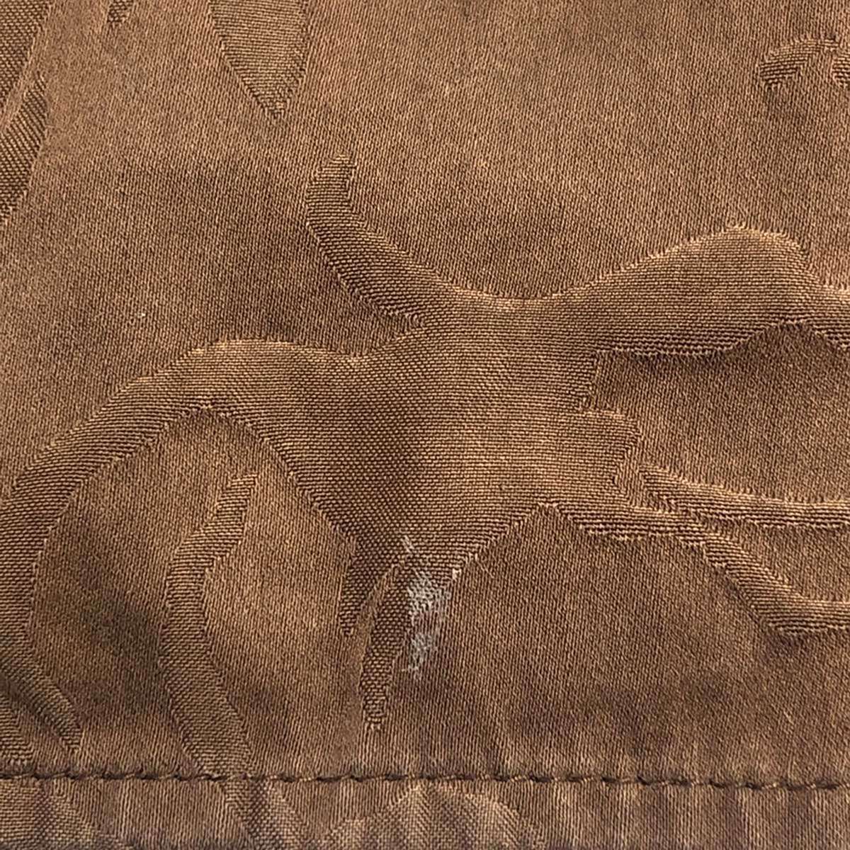  GUCCI グッチ 1980 s ヴィンテージ ノースリーブフラワートップス ブラウン 46 ノースリーブ Tシャツ カットソー