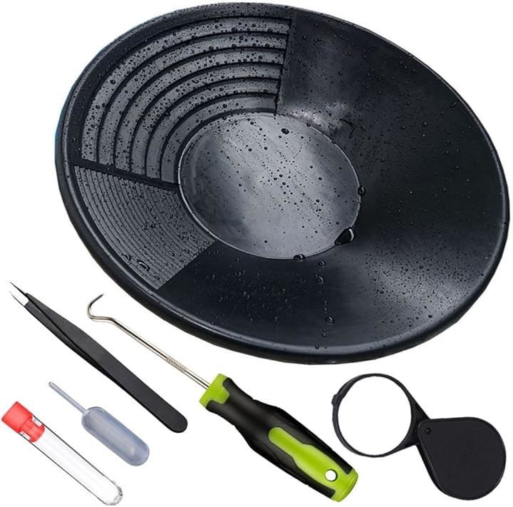 インターメッツォ ゴールド パンニング 皿 金 砂金 採り 取り 道具