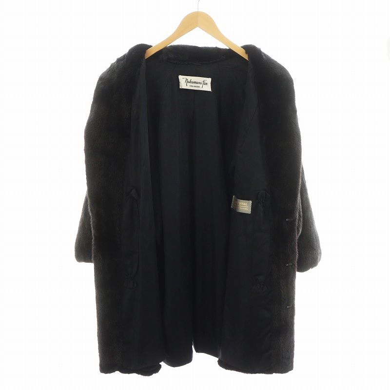 美品　nakamura毛皮店　SAGA MINK ファーコート サガミンク ファーコート
